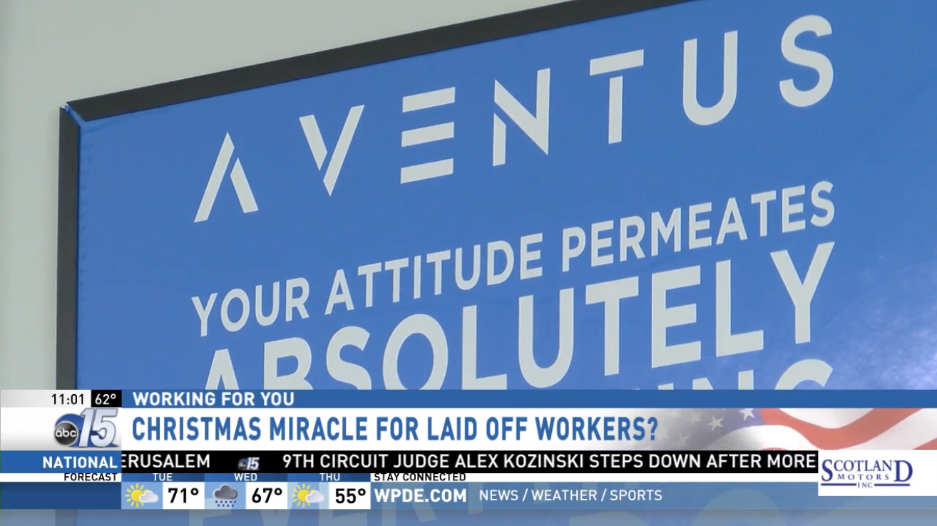 Aventus' growth is mentioned on the news.